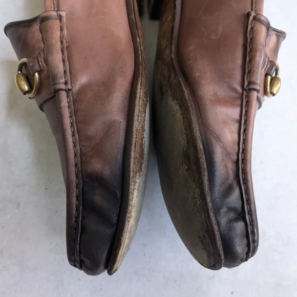 Gucci Horsebit Loafers Brown Men 8.5 Leather